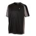 Men's Big & Tall Colorblock Vapor® Performance Tee by Champion® in Black (Size 4XLT)