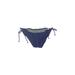 American Eagle Outfitters Swimsuit Bottoms: Blue Swimwear - Women's Size Small