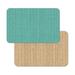 CounterArt Basket Weave 4 Piece Placemat Set Plastic in Brown | 17.13 H x 11.25 W in | Wayfair 174-00144