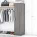 Bush Business Furniture Universal Narrow Clothing Storage Cabinet w/ Door & Shelves Manufactured in Gray | 61.81 H x 15.67 W x 17.2 D in | Wayfair