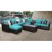 River Brook 10 Piece Outdoor Wicker Patio Furniture Set 10b Synthetic Wicker/All - Weather Wicker/Wicker/Rattan | Wayfair RIVER-10B-ARUBA