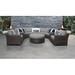 River Brook 8 Piece Outdoor Wicker Patio Furniture Set 08h Synthetic Wicker/All - Weather Wicker/Wicker/Rattan | Wayfair RIVER-08H-GREY