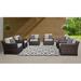 River Brook 6 Piece Outdoor Wicker Patio Furniture Set 06w in Gray/Brown kathy ireland Homes & Gardens by TK Classics | Wayfair RIVER-06W-BEIGE