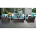 River Brook 6 Piece Outdoor Wicker Patio Furniture Set 06a Synthetic Wicker/All - Weather Wicker/Wicker/Rattan | Wayfair RIVER-06A-ARUBA