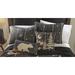 Donna Sharp Moonlit Bear Cotton Throw Pillow Polyester/Polyfill/Cotton | 18 H x 18 W x 3 D in | Wayfair 754069611010