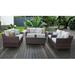 River Brook 7 Piece Outdoor Wicker Patio Furniture Set 07e Synthetic Wicker/All - Weather Wicker/Wicker/Rattan | Wayfair RIVER-07E