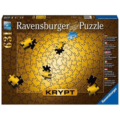 Ravensburger Puzzle 15152 - Krypt Puzzle Gold - Schweres Puzzle Für Erwachsene Und Kinder Ab 14 Jahren, Mit 631 Teilen