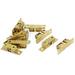 Cabinet Door Brass Dual Ball Roller Catch Latch Brass Tone 40mm 10 Pcs - Brass Tone