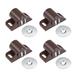 Magnetic Latches Catch, Cabinet Door Magnet Latch for Cupboard Closet Brown 4pcs
