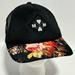 Disney Accessories | Disney Neff Snapback Trucker Hat Floral Print Unisex. | Color: Black | Size: Os