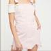 Free People Dresses | Free People Pink Jean Cutoff Overall Dress Nwt! | Color: Pink | Size: 8