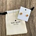 Kate Spade Jewelry | Kate Spade Studded Earrings, Hold With Purple Spades | Color: Gold/Purple | Size: Os