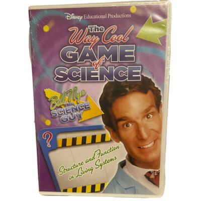 Disney Media | Bill Nye Science Guy Dvd Way Cool Game Structure And Functions In Living Systems | Color: Brown | Size: Dvd