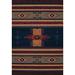Manhattan Phoenix Area Rug by United Weavers of America in Navy (Size 1'11"X 7'4")