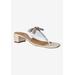 Women's Rishani Thong Sandal by J. Renee in Clear Ivory (Size 11 M)