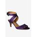 Wide Width Women's Soncino Sandals by J. Renee® in Purple (Size 9 1/2 W)