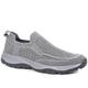 Pavers Men's Lightweight Slip On Trainers - Grey Size 10 (44)