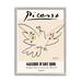 Stupell Industries Classical Abstract Picasso Peace Dove Bird Linework - Graphic Art Print Canvas in White | 20 H x 16 W in | Wayfair