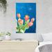 Red Barrel Studio® Yellow & Pink Tulips In Bloom During Daytime - 1 Piece Rectangle Graphic Art Print On Wrapped Canvas in Green/Pink | Wayfair