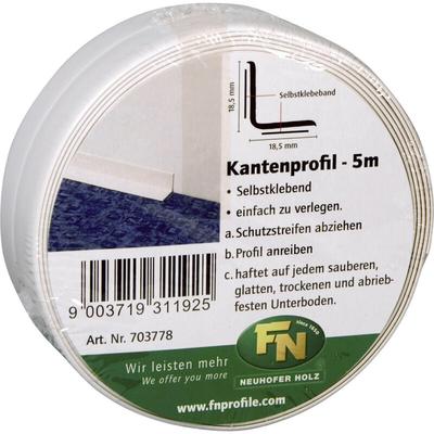 Fn Neuhofer - Knickwinkelleiste 500 cm 18,5 x 18,5 mm weiß Leisten