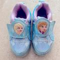 Disney Shoes | Frozen Light Up Tennis Shoes Size 7 | Color: Blue | Size: 7bb