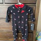 Nike Pajamas | Baby Boy Nike Pjs 0-3months Nwt | Color: Black/Red | Size: 0-3mb
