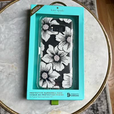 Kate Spade Cell Phones & Accessories | Kate Spade New York Samsung Galaxy S8+ Floral Phone Case New! Kssa-035-Hhccs | Color: Purple/White | Size: Os