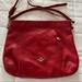 Coach Bags | Beautiful Red Pebble Leather Coach Crossbody Purse | Color: Red | Size: Os