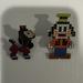 Disney Accessories | 3/$42! Pixelated Disney Pin Bundle Kuzco Llama And Goofy Disney Trading Pins | Color: Black | Size: Os