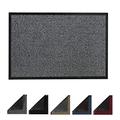 Door Mats Non-slip Barrier Mat Indoor / Outdoor Kitchen Mat Heavy Duty Material Rubber Backed Door Mat Super Absorbent Small Large Barrier Mats Rugs (120 x 180 cm, Anthracite Grey)