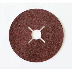 Vago-Tools 200x Fiberscheiben 115 mm für Winkelschleifer P80 Image