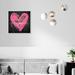 Oliver Gal Gorgeous Salute Hot Pink - Textual Art on Canvas Canvas, Wood in Brown | 20 H x 20 W x 1.5 D in | Wayfair 17786_20x20_CANV_XHD