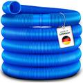 Tillvex - Tuyau de piscine Bleu - 8m / 32mm Flexible avec manchons pour bassin Tuyau solaire pour