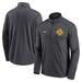 Men's Nike Anthracite Oakland Athletics Diamond Icon Pacer Performance Quarter-Zip Windbreaker Top