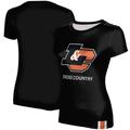 Women's Black Lewis & Clark College Pioneers Cross Country T-Shirt