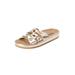 Extra Wide Width Women's The Summer Sandal By Comfortview by Comfortview in Platinum (Size 12 WW)