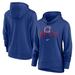 Women's Nike Royal Chicago Cubs Diamond Knockout Performance Pullover Hoodie