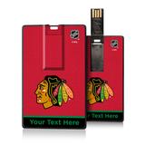 Chicago Blackhawks Personalized Credit Card USB Drive