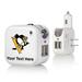 Pittsburgh Penguins Personalized 2-In-1 USB Charger