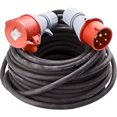 Cee 400 v Verlängerungskabel 20 Meter H07RNF 16A 5x1,5mm² schwarz IP44 Image