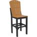 Set of 4 Poly Lumber Adirondack Dining Chairs