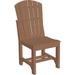 Set of 4 Poly Lumber Adirondack Dining Chairs