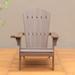 Polystyrene Adirondack Chair for Lawn Outdoor Patio Deck Garden Porch Lawn Furniture Chairs