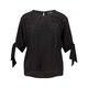 The Kooples Damen Seidenbluse, schwarz, Gr. 1