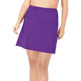 Plus Size Women's High-Waisted Swim Skirt with Built-In Brief by Swim 365 in Mirtilla (Size 22) Swimsuit Bottoms