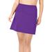 Plus Size Women's High-Waisted Swim Skirt with Built-In Brief by Swim 365 in Mirtilla (Size 18) Swimsuit Bottoms