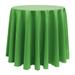 Ultimate Textile Solid Color Round Tablecloth Polyester in Green | 102 W x 102 D in | Wayfair 3PK1-102R-146