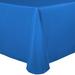 Ultimate Textile Solid Color Round Tablecloth Polyester in Blue | 60 W x 144 D in | Wayfair 3PK1-60X144-OV-710