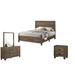 Union Rustic Aayushi Standard 4 Piece Bedroom Set Wood in Brown | Full | Wayfair 6CB7043E11A646729ACC6481BC4DF335