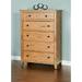 Loon Peak® Deniela 5 Drawer Chest Wood in Brown | 56 H x 38 W x 18 D in | Wayfair 50D9FF8E49824B3488E249F4B0180ECA